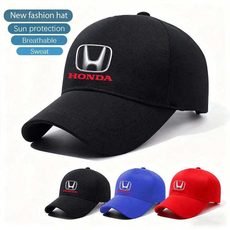 Fashion Baseball Caps Female Male Sport Cap Sun Hat For Honda Civic 10 11th Jazz City Gen Hrv Fit Accord Mugen RR Forza Vt600