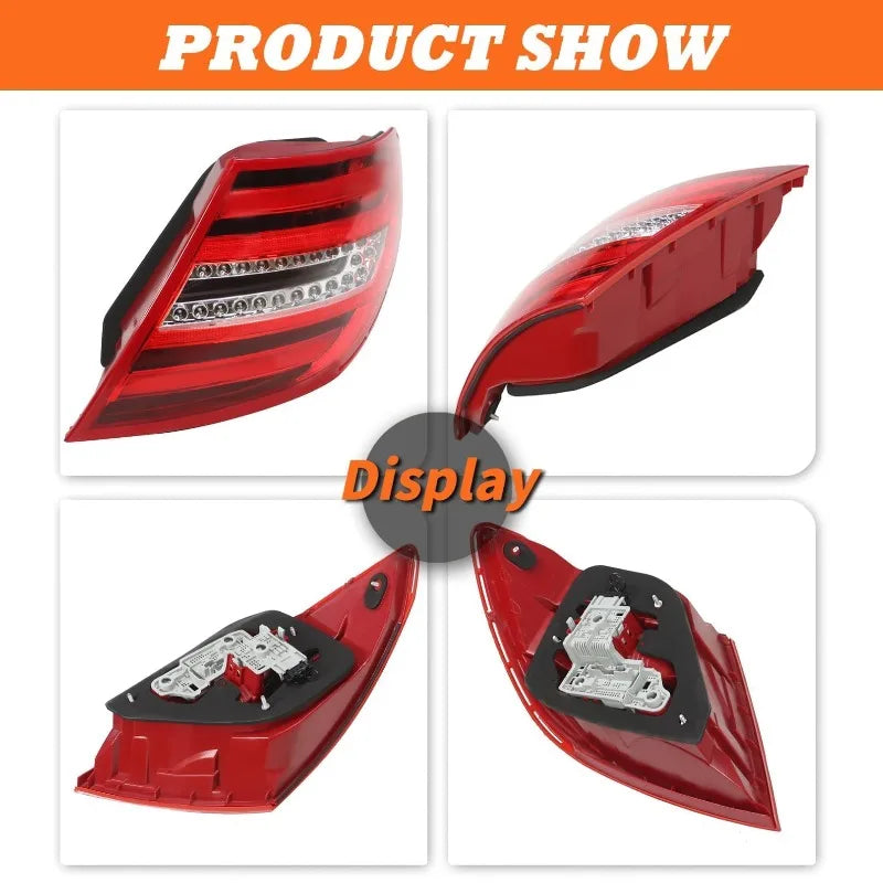 LED Tail Light Rear Brake Lamp For Benz W204 European version C63 AMG C180 C200 C250 C300 C350 2011 2012 2013 2014