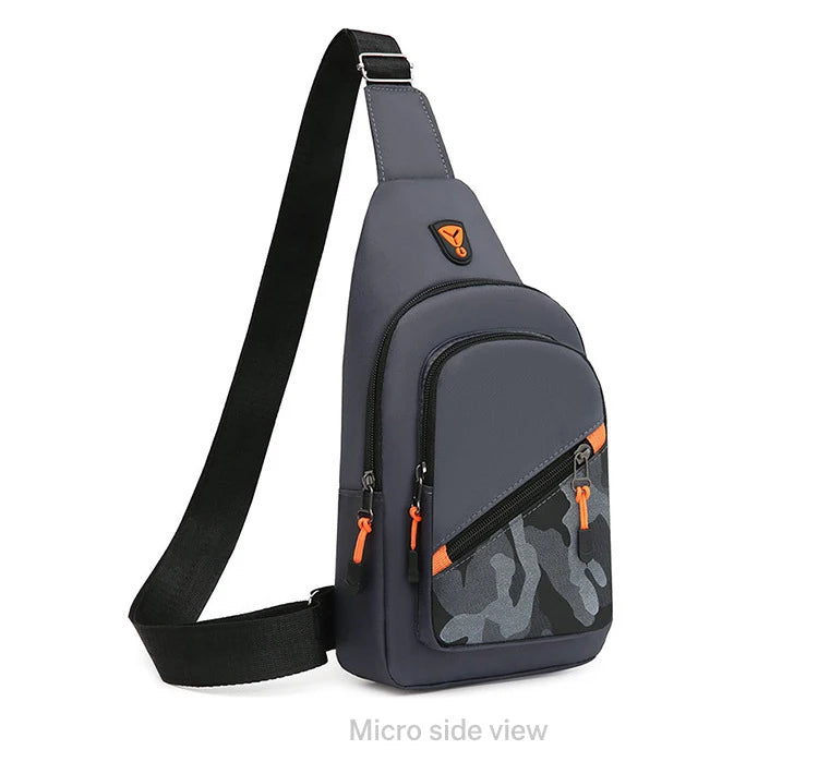 Casual Men Crossbody Shoulder Bag Chest Bag Outdoor Travel Sports For Ferrari Roma F80 296 GTB GTS SF90 Stradale Spider Spyde