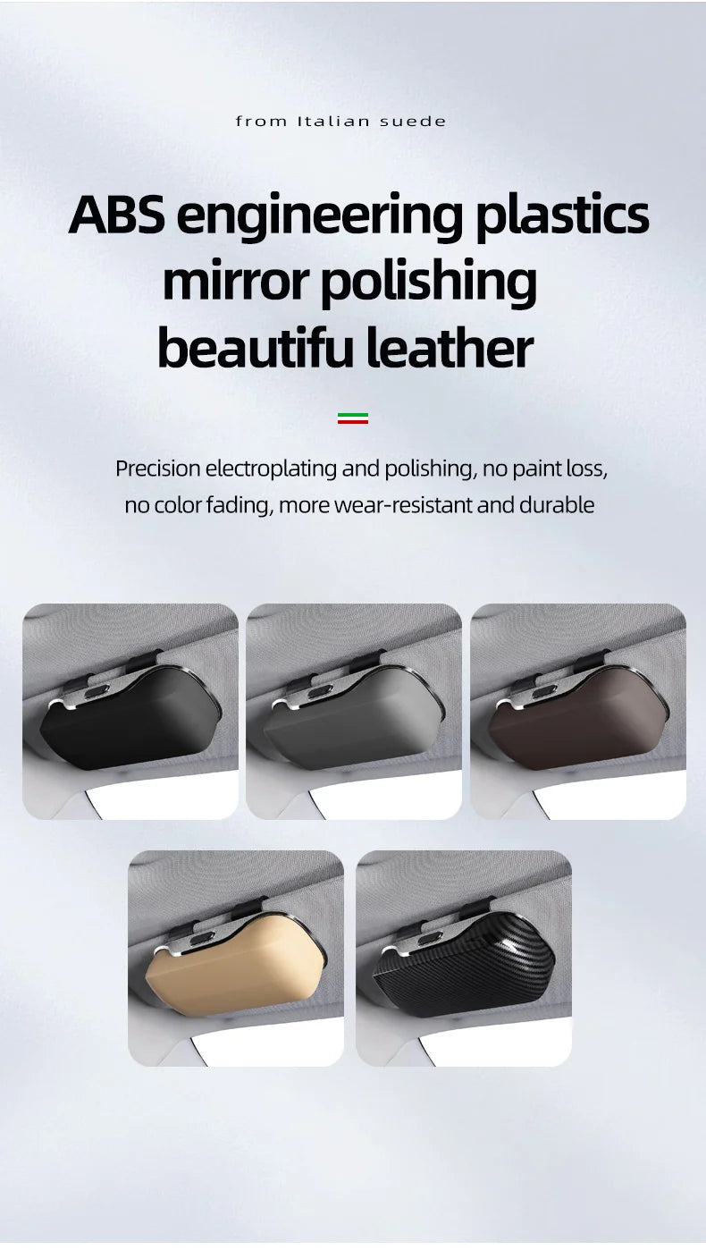 Leather Car Glasses Case For Toyota Yaris Cross Sienna 2025 New Style Premium Auto Glasses Frame Toyota Yaris Cross Accessories