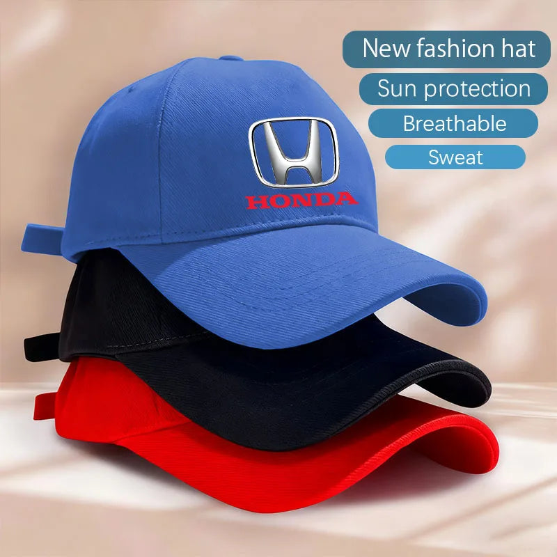Fashion Baseball Caps Female Male Sport Cap Sun Hat For Honda Civic 10 11th Jazz City Gen Hrv Fit Accord Mugen RR Forza Vt600