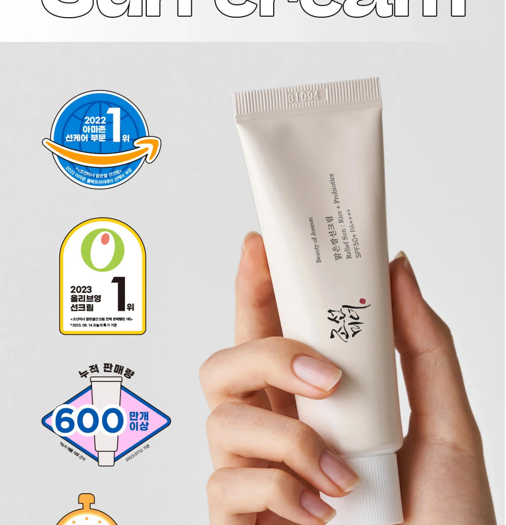 Korean Beauty of Joseon Sunscreen SPF50+anti Sweat Refreshing and Non Greasy Protecting The Skin From UV Damage Daily Commute