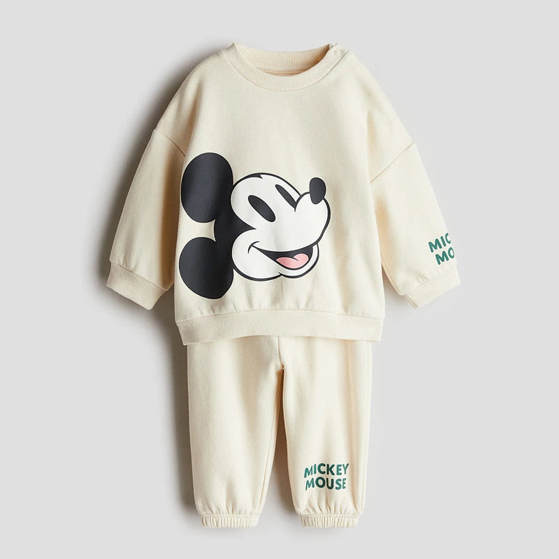 Toddler Suits Cartoon Sweatshirts+Pants Two Piece Set Long Sleeve Outfits Fashion Cartoon Printed Hoodies Sweatpants Outer Wear