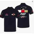 Honda 2025 Summer New Hot Men's High-quality Polo Shirt Racing Badge Casual 2025 Summer Breathable Comfortable Street Polo Shirt
