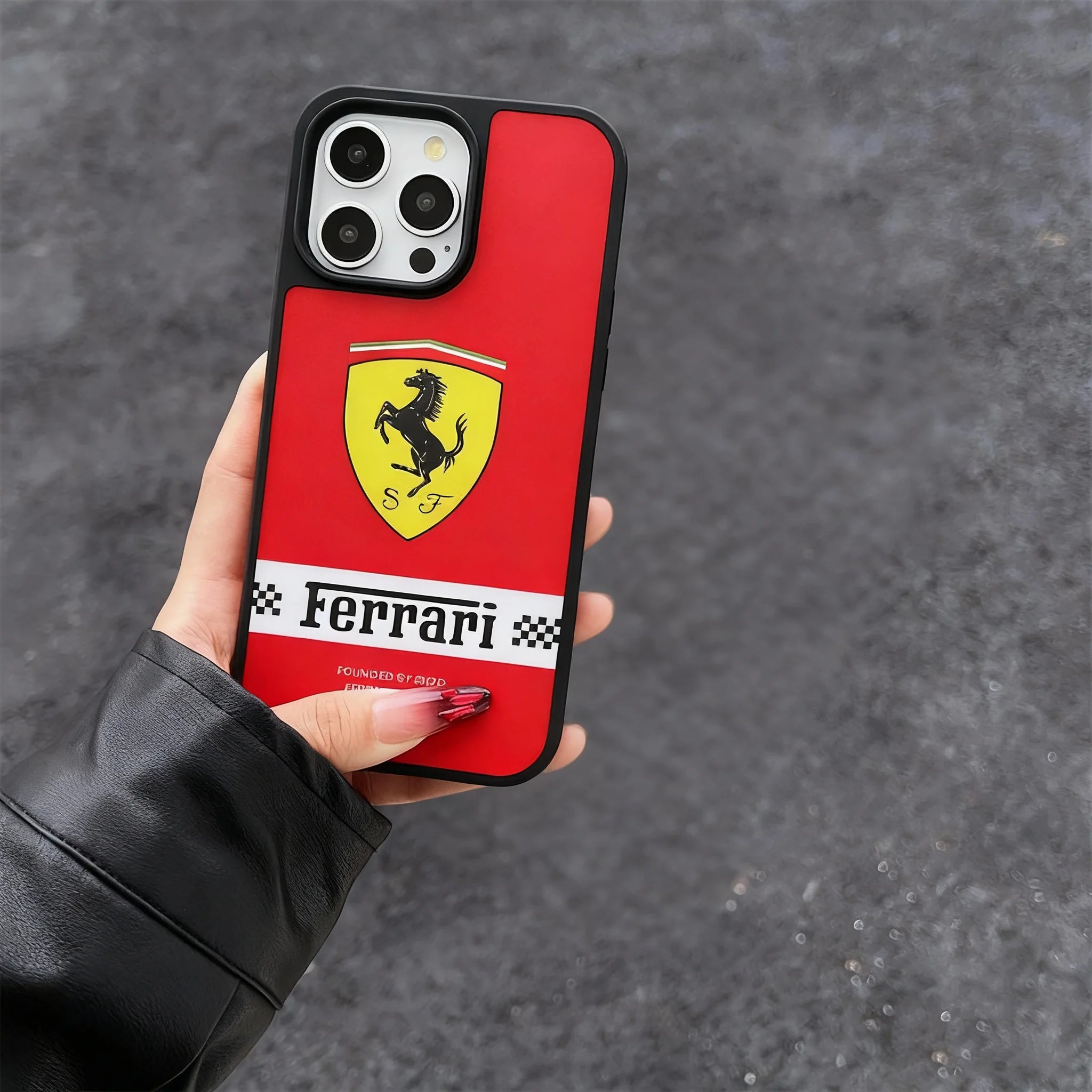 Fashion For Ferrari Phone Case For IPhone 17 Pro Max 16 15 14 12 13 11 Pro Max Mini X XR XS Max 7 8 Plus Anti Fall Cover Shell