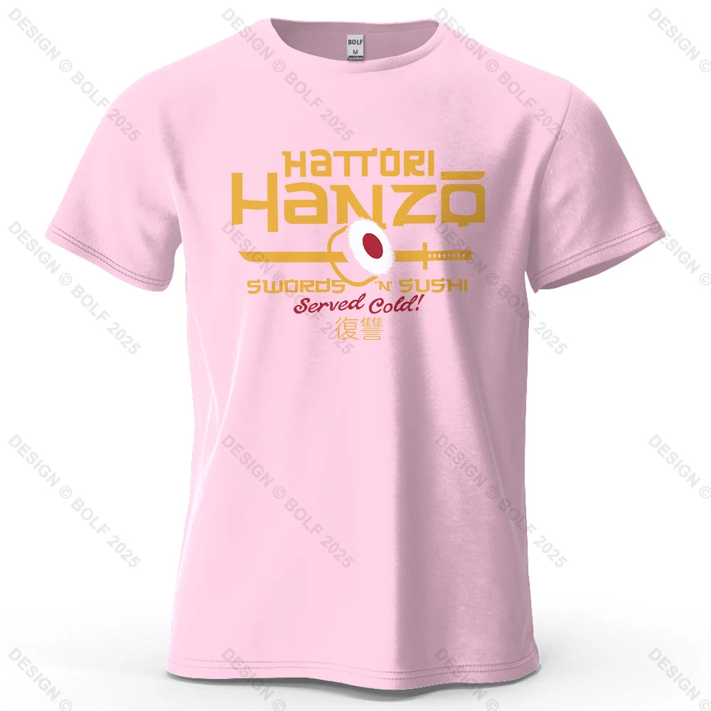  Hattori Hanzo anime graphic t-shirt