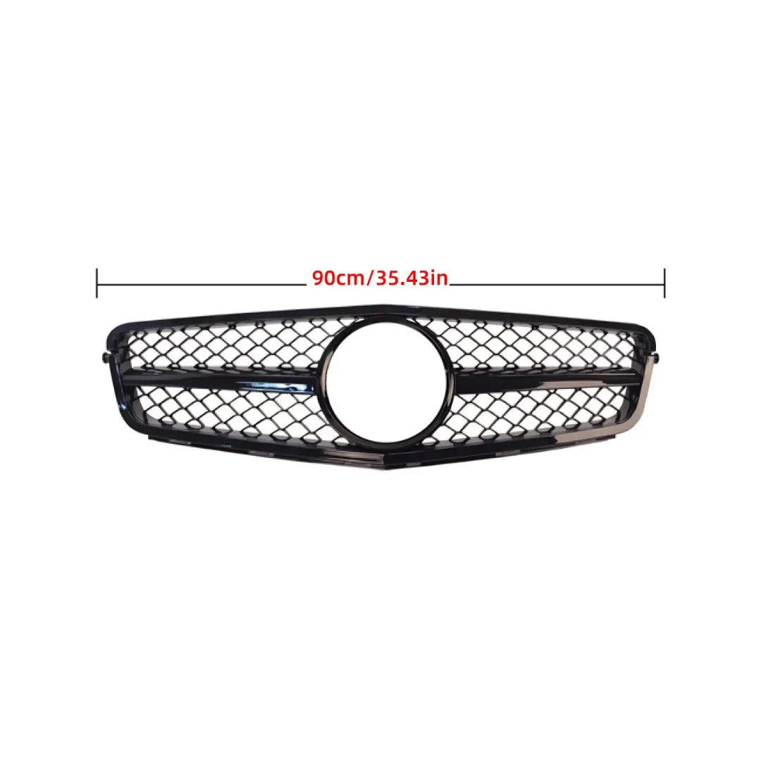 Front Bumper Grille Grill Tuning Accessories For Mercedes Benz C class W204 2007-2014 C180 C200 C250 C300 AMG GT Diamond Style