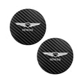 2PCS Car Cup Slot Non-Slip Mat Auto Accessories For Genesis G80 GV70 GV80 GV60 G70 Essentia Neolun G90 GV90 X