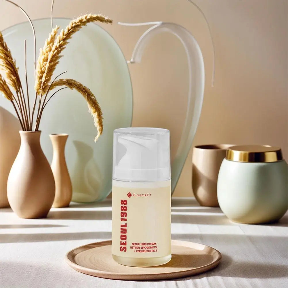 K-SECRET SEOUL 1988 Retinal Ginseng Serum, Facial Treatment Cream, Firming, Moisturizing, Lightens Fine Lines Dark Circle
