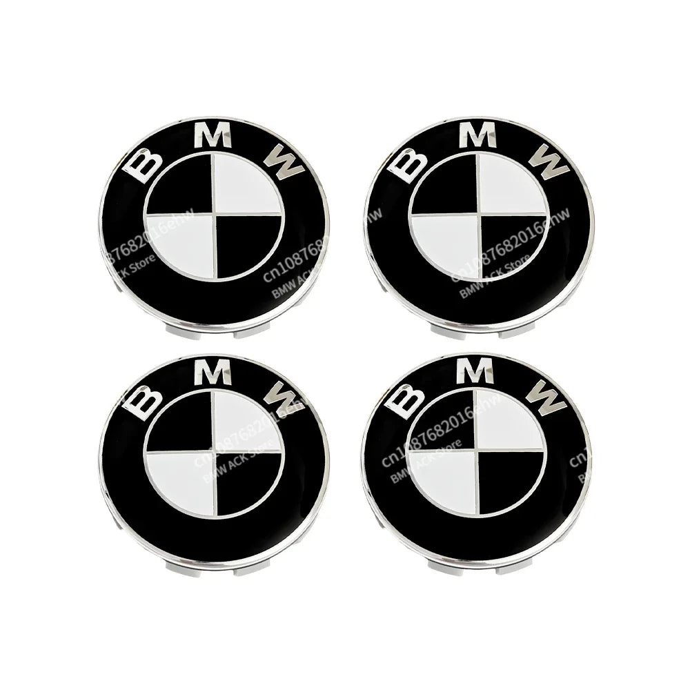4pcs Car Wheel Center Caps 56mm/68mm Diameter for BMW