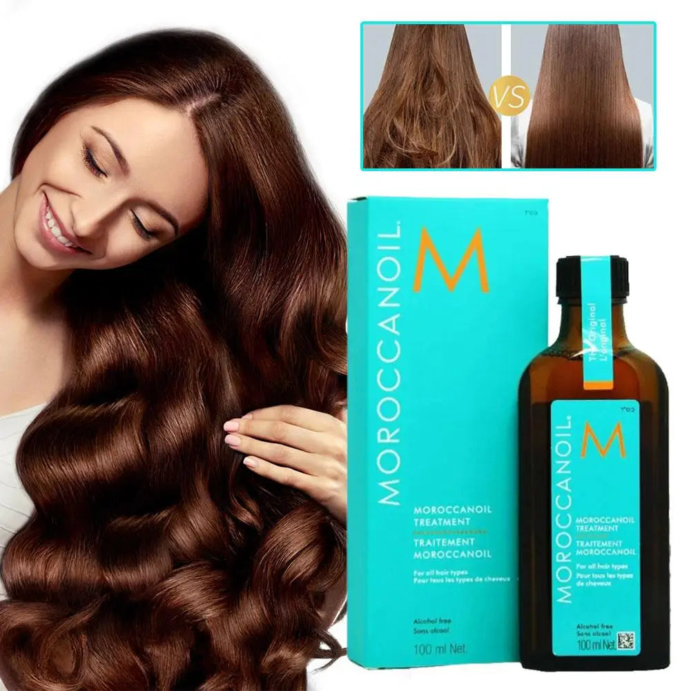 Morocco Hair Care Essential Oil Treatment Strengthen Hair Elasticity Dry Hair Repair Damaged Hair Nourish Scalp Hair Care