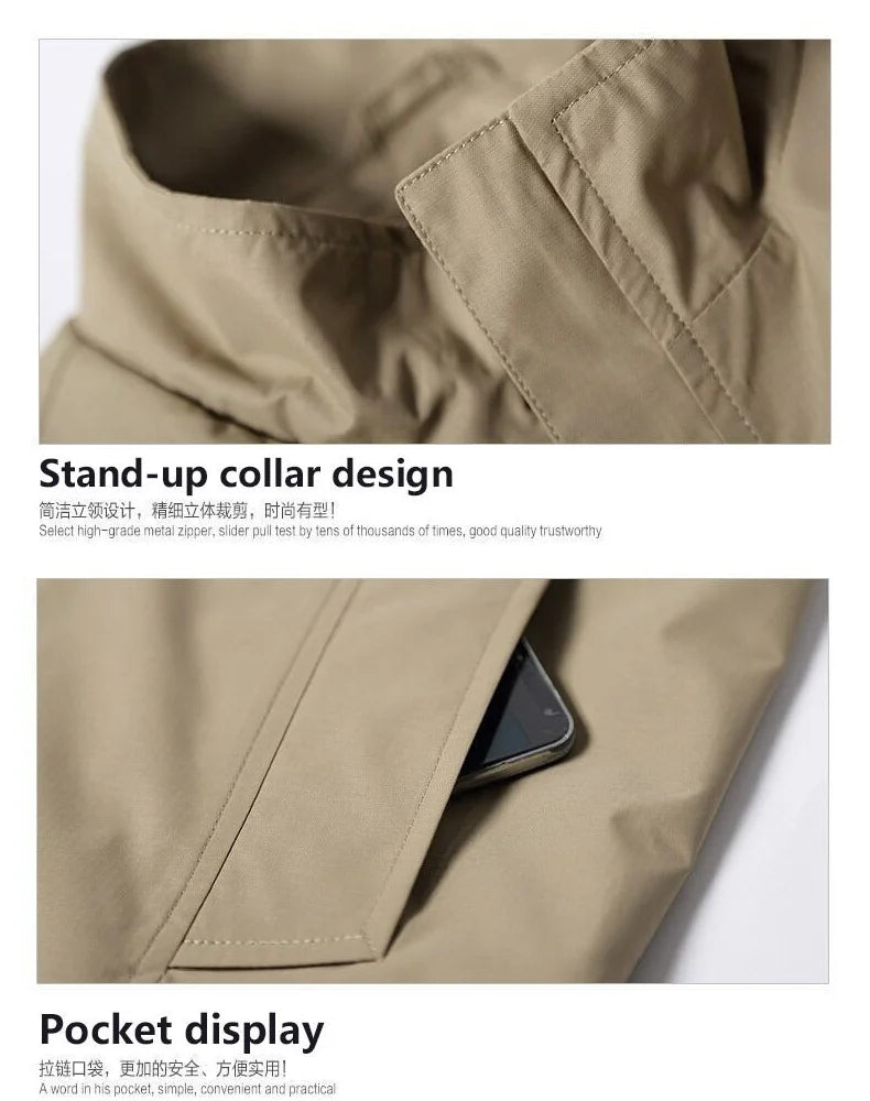 Fashion Printed  Stand-up Collar Casual Jacket Men's Windproof Top For Lamborghini Urus Huracan Aventador Premium Accessories