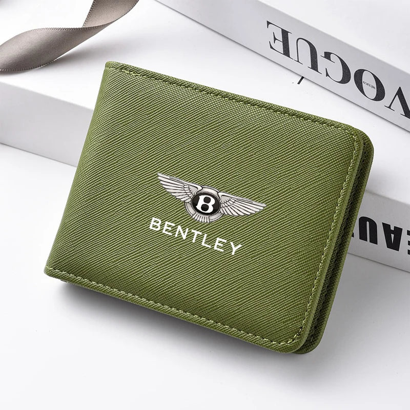 Men Wallet Card Holder Driver License Documents Wallet for New Bentley Flying Spur Continental GT Bentayga Mulsanne Accessories