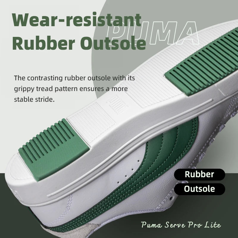 Puma Men's and Women's Shoes, Sports Shoes, Outdoor Casual Shoes, Couple Shoes, Breathable White Shoes, Low-Top Men's Skateboard Shoes 374902-20