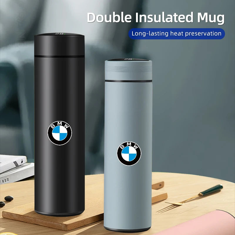 Office Home Mug Thermal Tumbler Outdoor Insulated Cup Water Bottle For BMW 1 3 5 Series X1 X4 X5 X7 G20 G38 F20 F39 F48 E46 E60