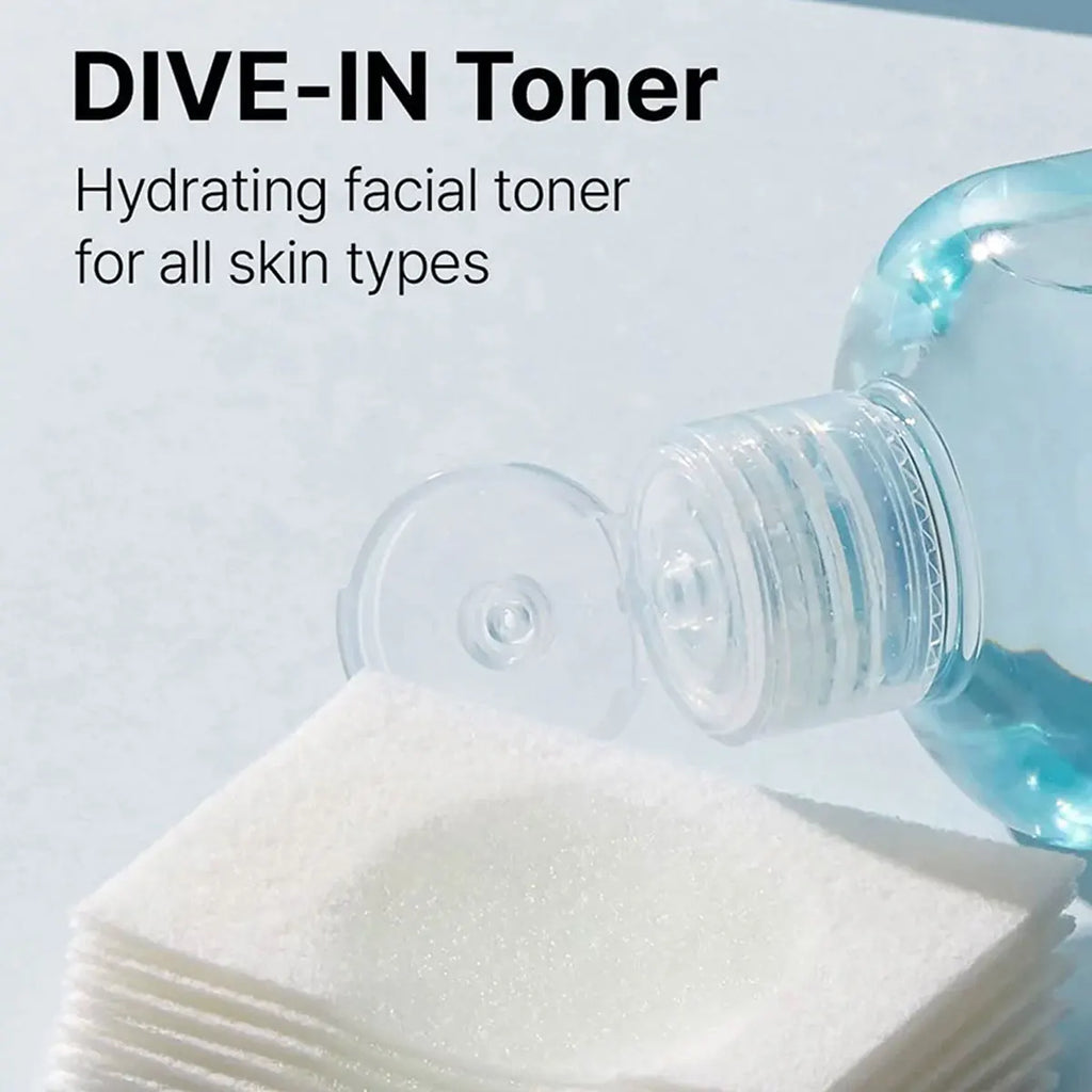Torriden Dive In Low Molecular Hyaluronic Acid Toner 300ml,Highly Fluid,Refreshing & Non-Sticky,Soothes,K-Beauty,Korean Makeup