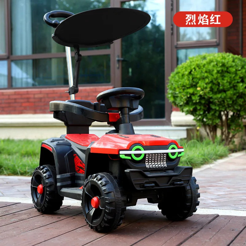Remote Control 1-6-Year-Old Children's Electric Four-Wheel Motorcycle Off-Road Vehicle Can Accommodate Passengers