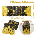 Ramadan Table Runner Eid Mubarak Decoration 2026 for Home Ramadan Kareem Ramadan Mubarak Islamic Muslim Party Eid Al-Fitr Gifts