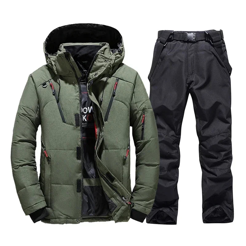 men's winter ski suit set