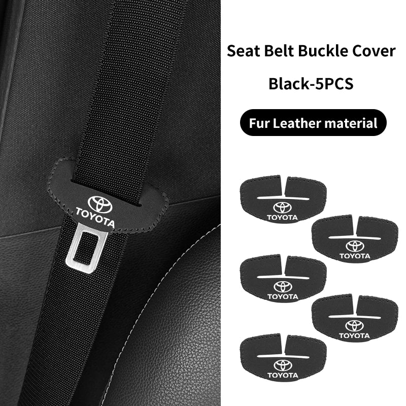 Car Seat Belt Protector Cover Safety Belt Shoulder Pad Accessories For Toyota Crown GR Corolla YARIS L Auris C-HR Hilux Vios Rav