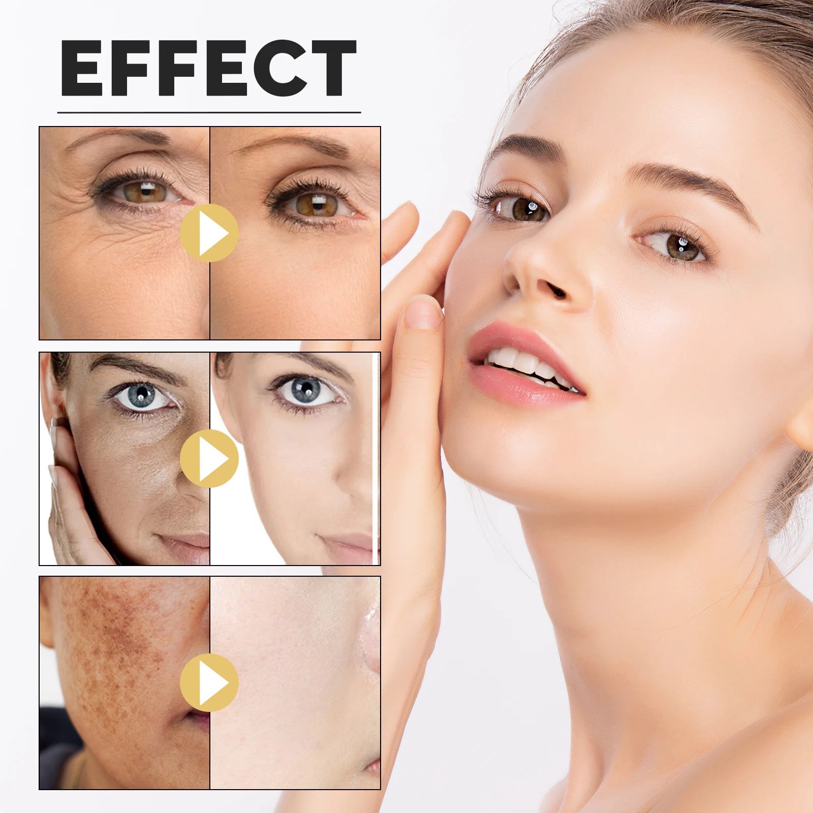 EELHOE Hyaluronic Acid Essences for Anti-Aging Brightening Skin Moisturizing Firming Fine Lines Remover Wrinkles Acne Treatment