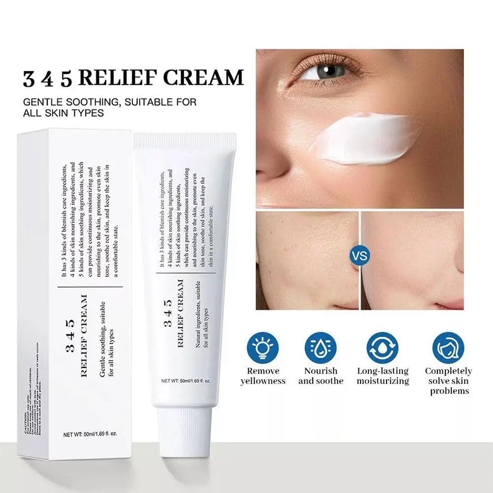Dr Althea 345 Relief Cream Antioxidant Soothing Moisturizing Repair Skin Barrier Reduce Redness Brightening Korean Skin Care