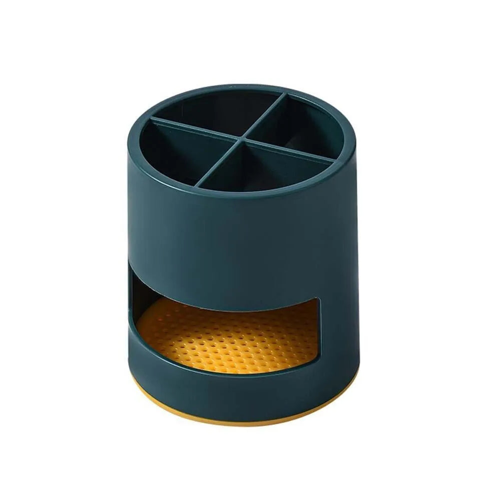 Electric Toothbrush Holder Plastic Storage Organizer Bathroom Toothpaste Holder Cup Box With Drain Holes Bathroom Accessories