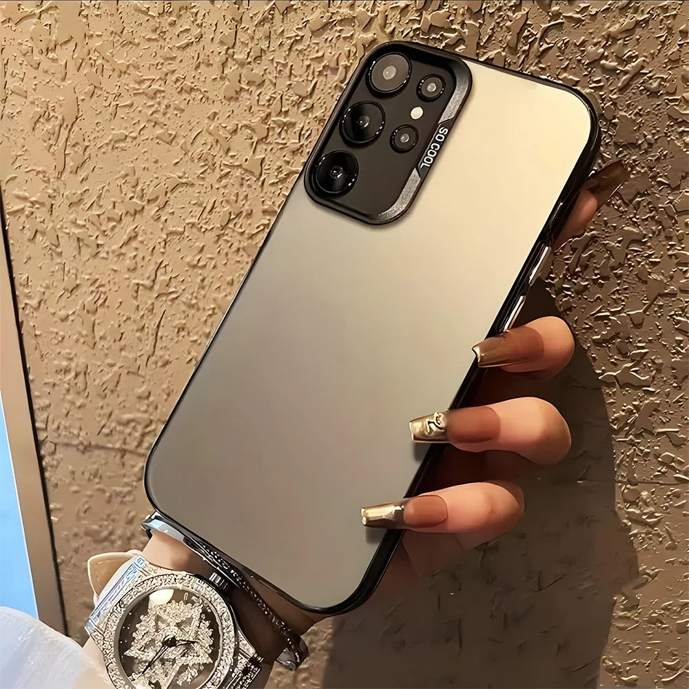 Guesses What Phone Case for Samsung Galaxy S26 S25 S24 S23 S22 S21 S20 Note20 Plus Ultra Colorful Silver Cover