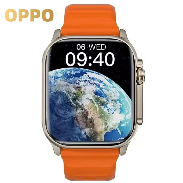 OPPO T900 Ultra Smart Watch Men 49mm Series 9 AMOLED Screen NFC Compass Waterproof For Apple Watch IWO Ultra 9 Wholesale NEW