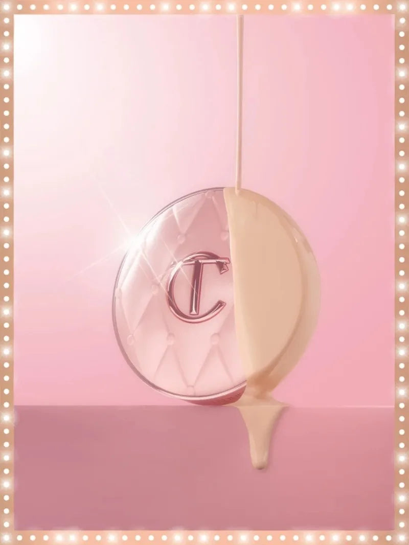 Charlotte Tilbury Shimmer Makeup Air Cushion Lightweight Moisture Oil Control Two Color Heart Shape Powder Blusher Unique Design