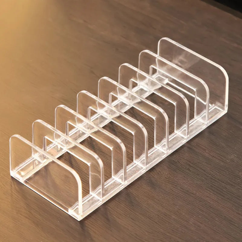 Eyeshadow Palette Organizer Eyepowder Storage Tray Cosmetics Rack Makeup Tools Compartment Holder For Women makeup organizer