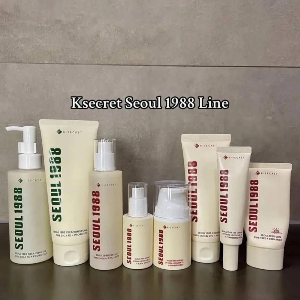 Original Korean Skin Care Series Pine Cleansing Milk Brand Eye Cream Ginseng Serum Whitening Sunscreen K-secret Seoul 1988 Care