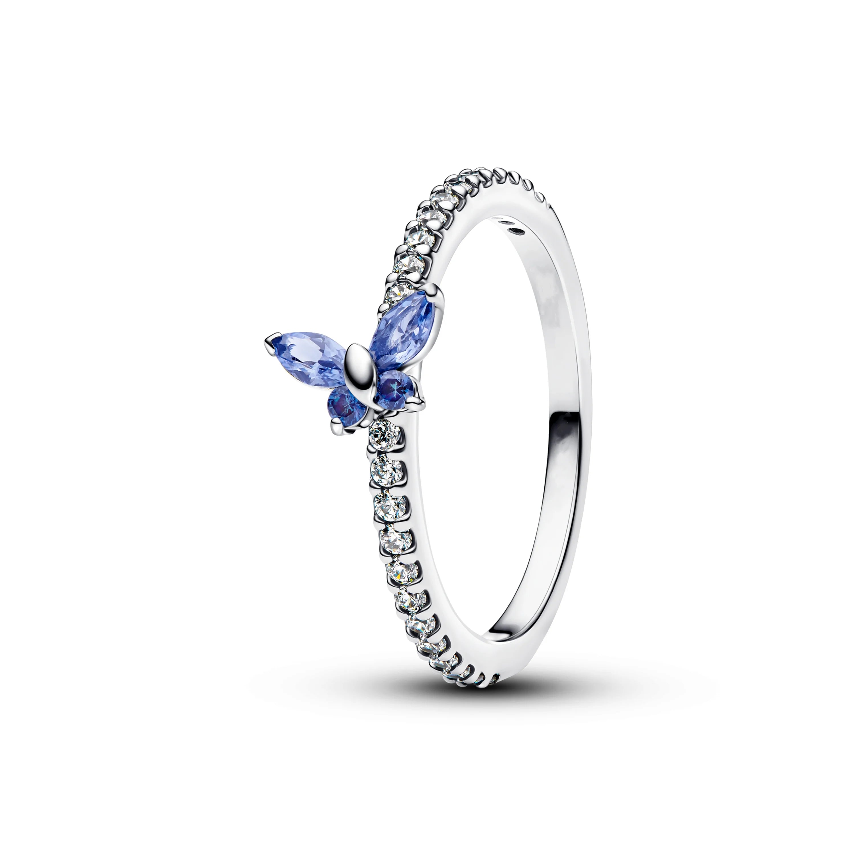 Hot Sales S925 Sterling Silver Disney New Style Charm Ring Crystal  Fashionable Luxury Accssory For Women Wedding Gift