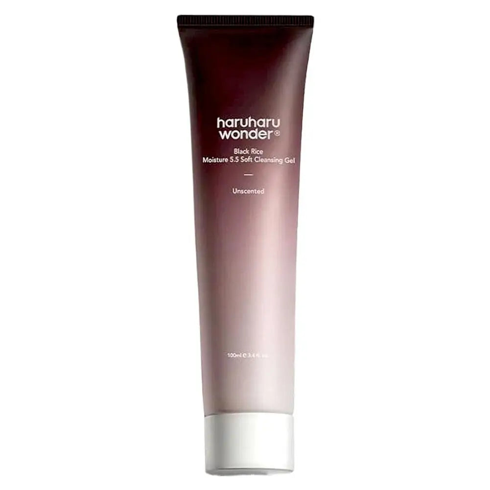 100ml Black Rice Moisturizing Cleansing Gel Gentle Hydrating Smooth Facial Cleanser Daily Skincare Cleansing Product