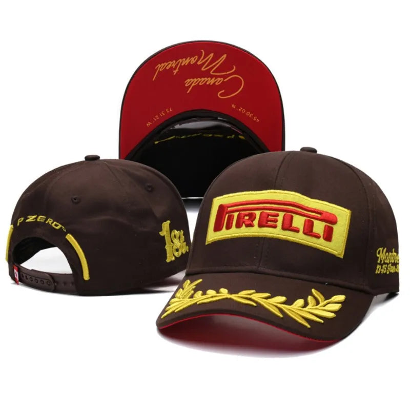 Ferrari F1 Racing Fleet Hat Embroidery Baseball Hats Outdoor Sports Cycling Cap For Ferrari F430 Stradale 458 488 599 612 FF F12