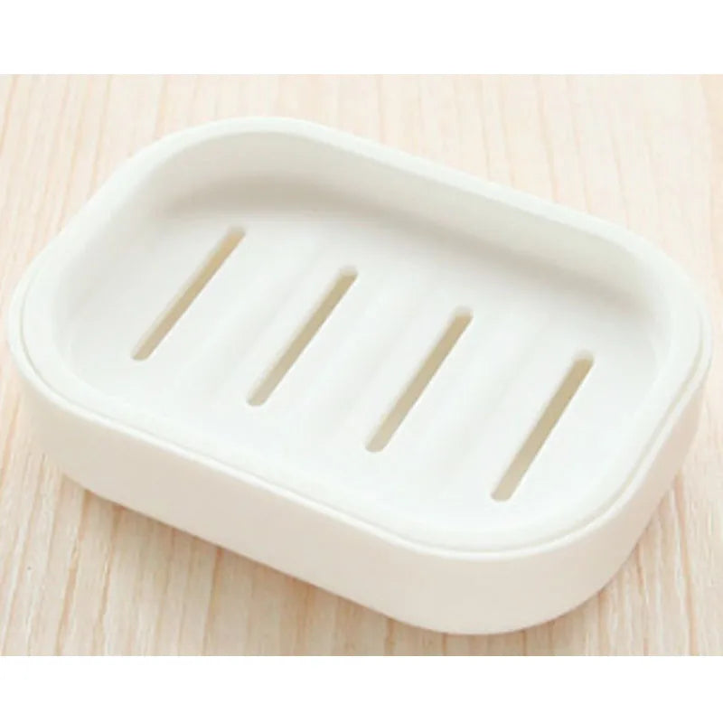Double Layer Soap Dish Bathroom Dish Plate Case Plastic Drain Soap Box Home Travel Soap Holder Container Portable Soap Rack