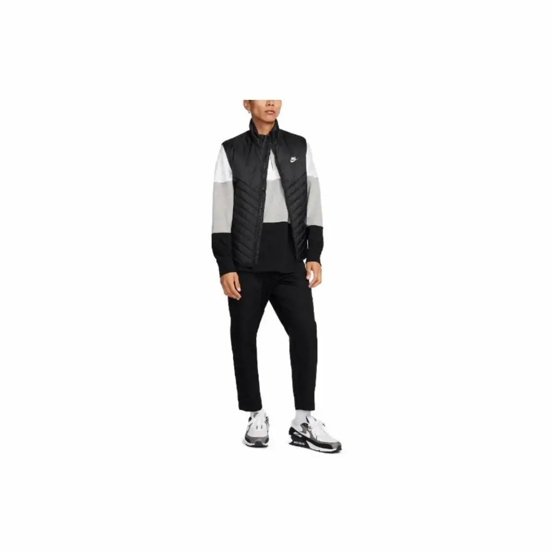Nike Therma-FIT Solid Color Stand Collar Full-Zip Sleeveless Gilet FB8202-011