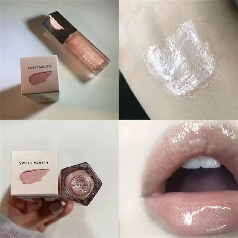 New Fenty Beauty Transparent Lip Gloss Multicolor Moisten Shine Glitter Lip Plumper Makeup Beginner Liquid Lipstick Cosmetics