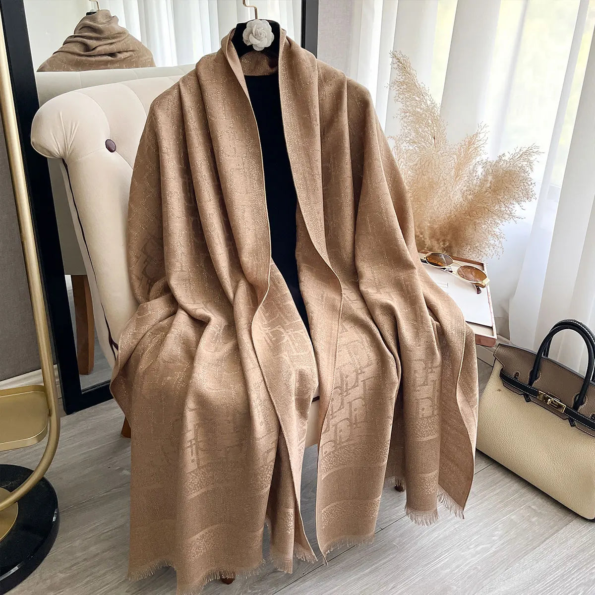 2025 Ladies Muslim Hijab Golden Thread Scarves Spring and Autumn Sun Protection Decoration Shawl Foulard Wrap Headscarf Scarf