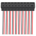 Black Double Layer Usb Female Type-C Socket Car Accessories 1-10pcs Usb Lamp Charging Female Power Socket with Cable Connector
