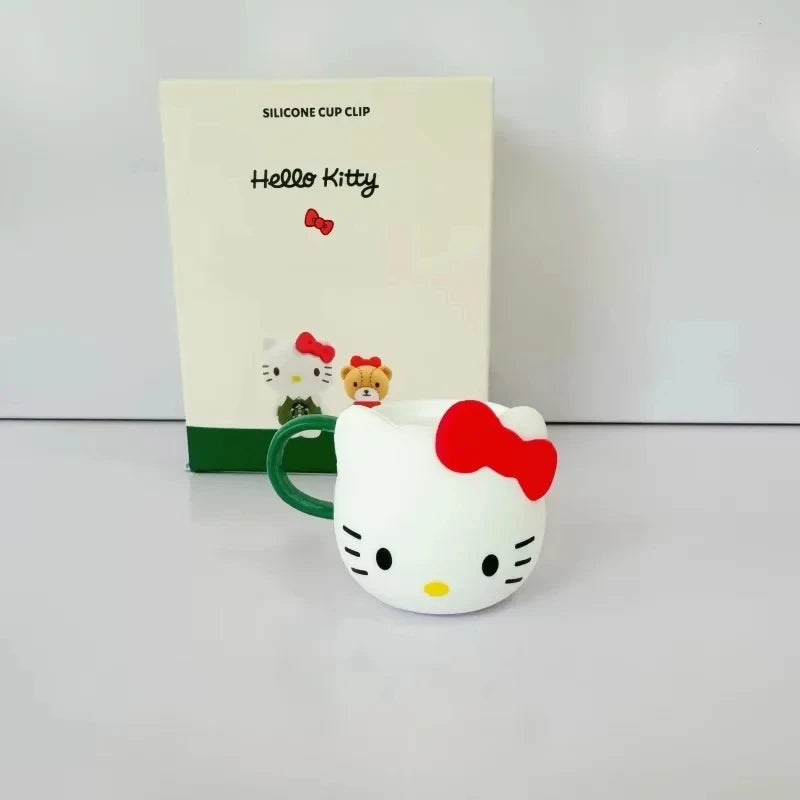 New Hot Limited Edition Sanrio Hello Kitty Co-Branded Cute Mug Straw Cups Stainless Steel Cup Collectibles Cups Halloween Gifts