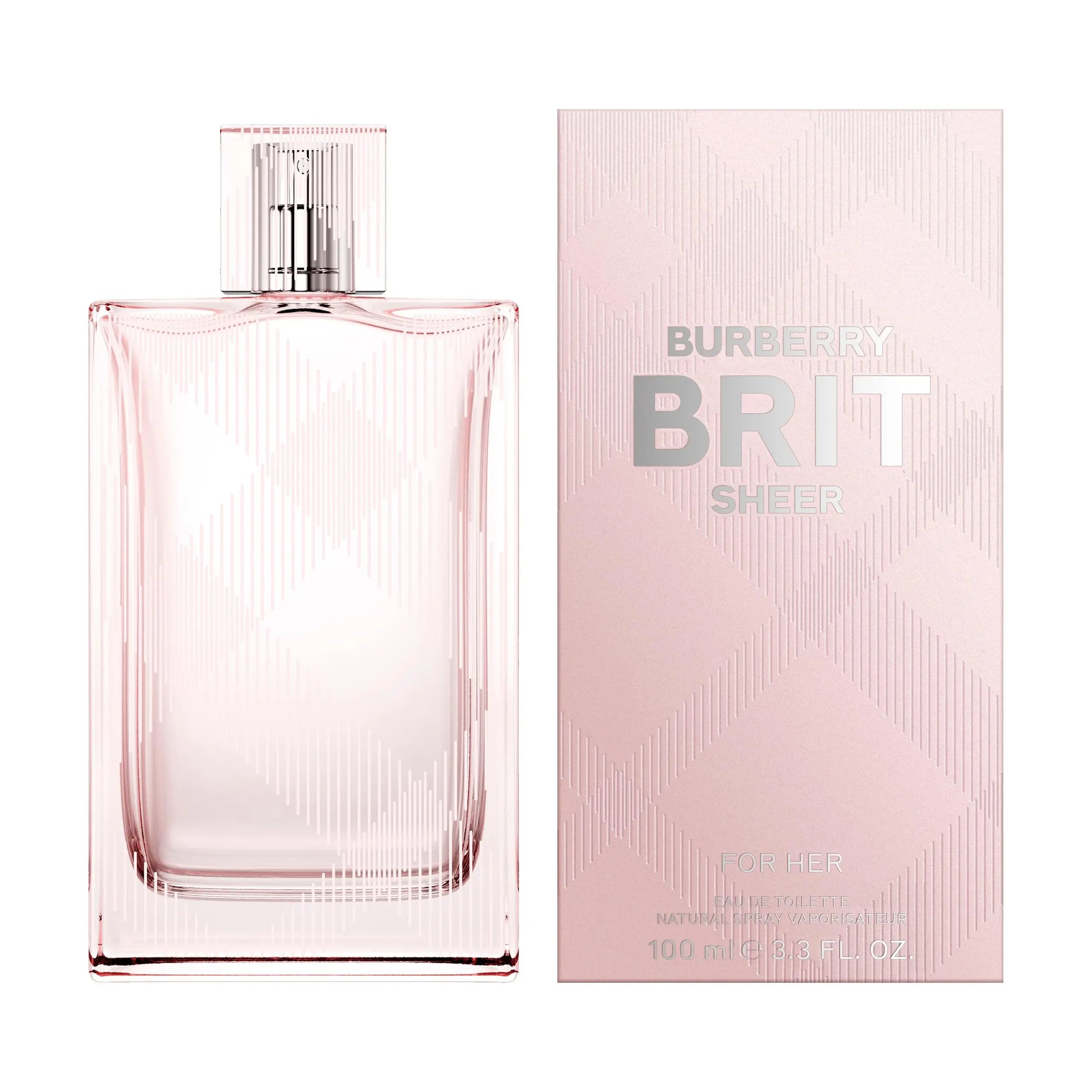 Burberry Brit Sheer Eau de Toilette 50ml/100ml , Original Women's Floral Perfume, Long Lasting Fragrance, Beauty Makeup