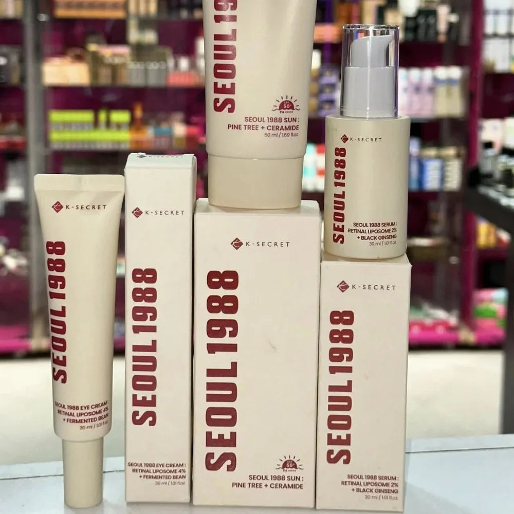 Original Korean Skin Care Series Pine Cleansing Milk Brand Eye Cream Ginseng Serum Whitening Sunscreen K-secret Seoul 1988 Care
