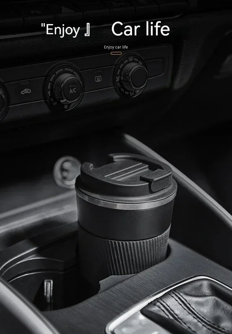 510ml stainless steel coffee cup hot mug for Mercedes-Benz A B C E S-Class W204 W205 W212 W213 W176 GLC CLA AMG W177 G63 GLA