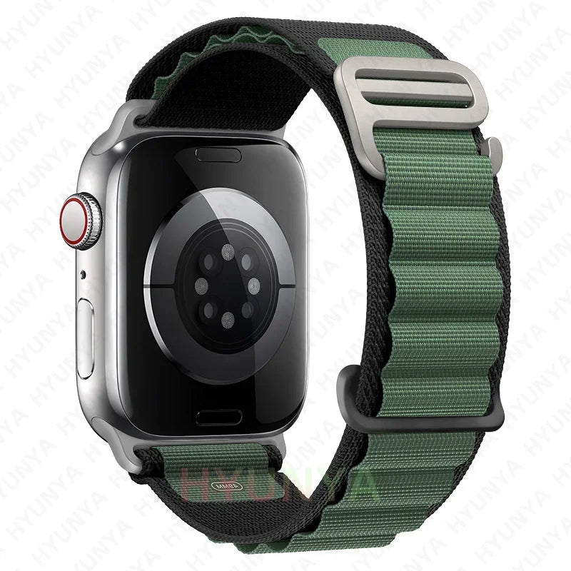 Alpine Strap For Apple Watch Band Ultra 2 3 Watchband 45mm 49mm 42mm 46mm 44mm 41mm 40mm Bracelet Iwatch Series 11 9 8 7 6 SE 10