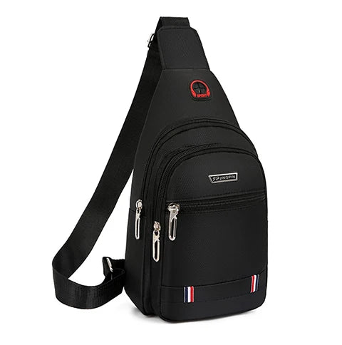 Car Emblem Leisure One-shoulder Bag Men's Messenger Chest Pocket For Ferrari Roma 488 Portofino F8 F1 Roma Spider SF90 Superfast