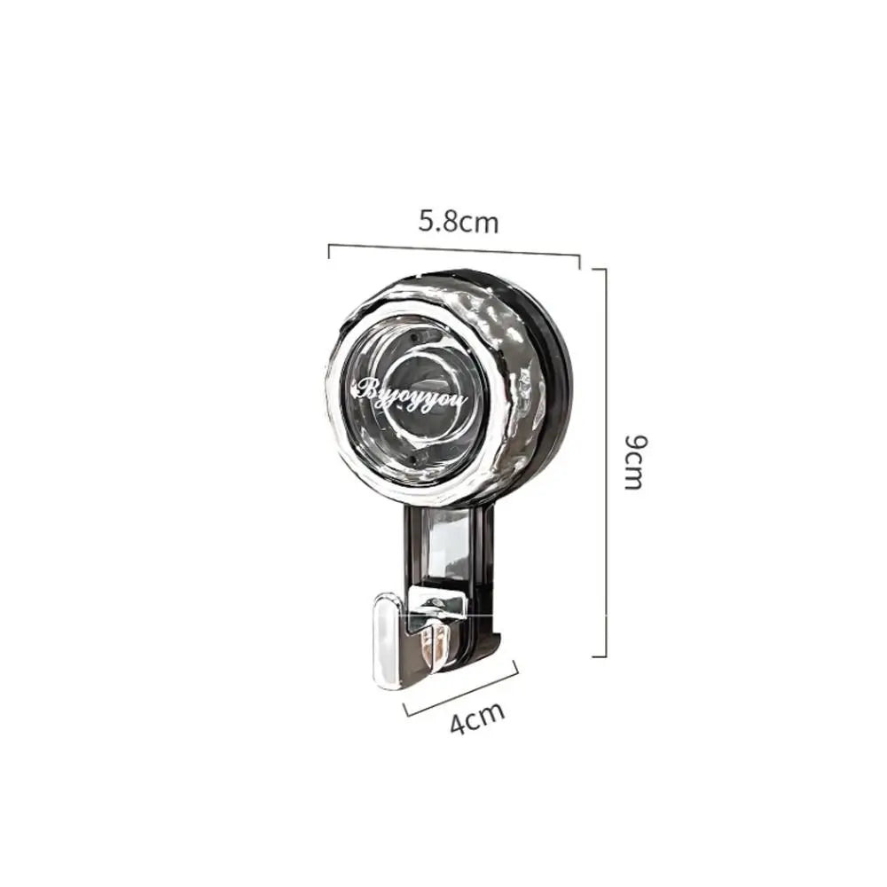 Fashion Powerful Suction Cup Hooks Vacuum Reusable Shower Hooks Heavy Duty Clothes Hook Traceless Clothes Hook
