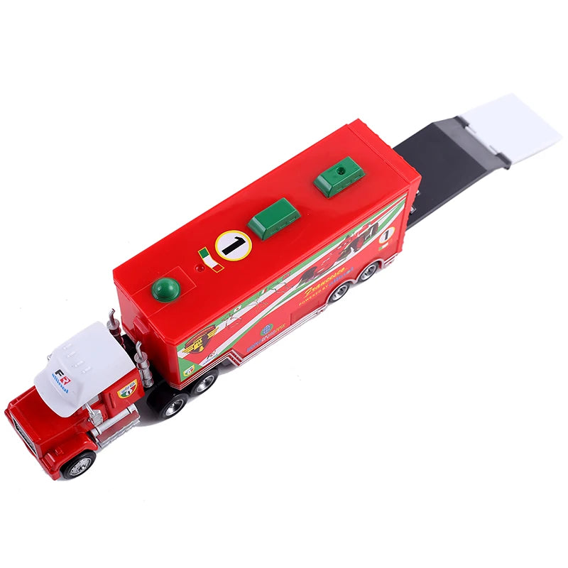 Disney Cars Figures Mack Truck Lightning McQueen Racing 1:55 Die Cast Model Children Mini Vehicle Toys Collection Birthday Gifts