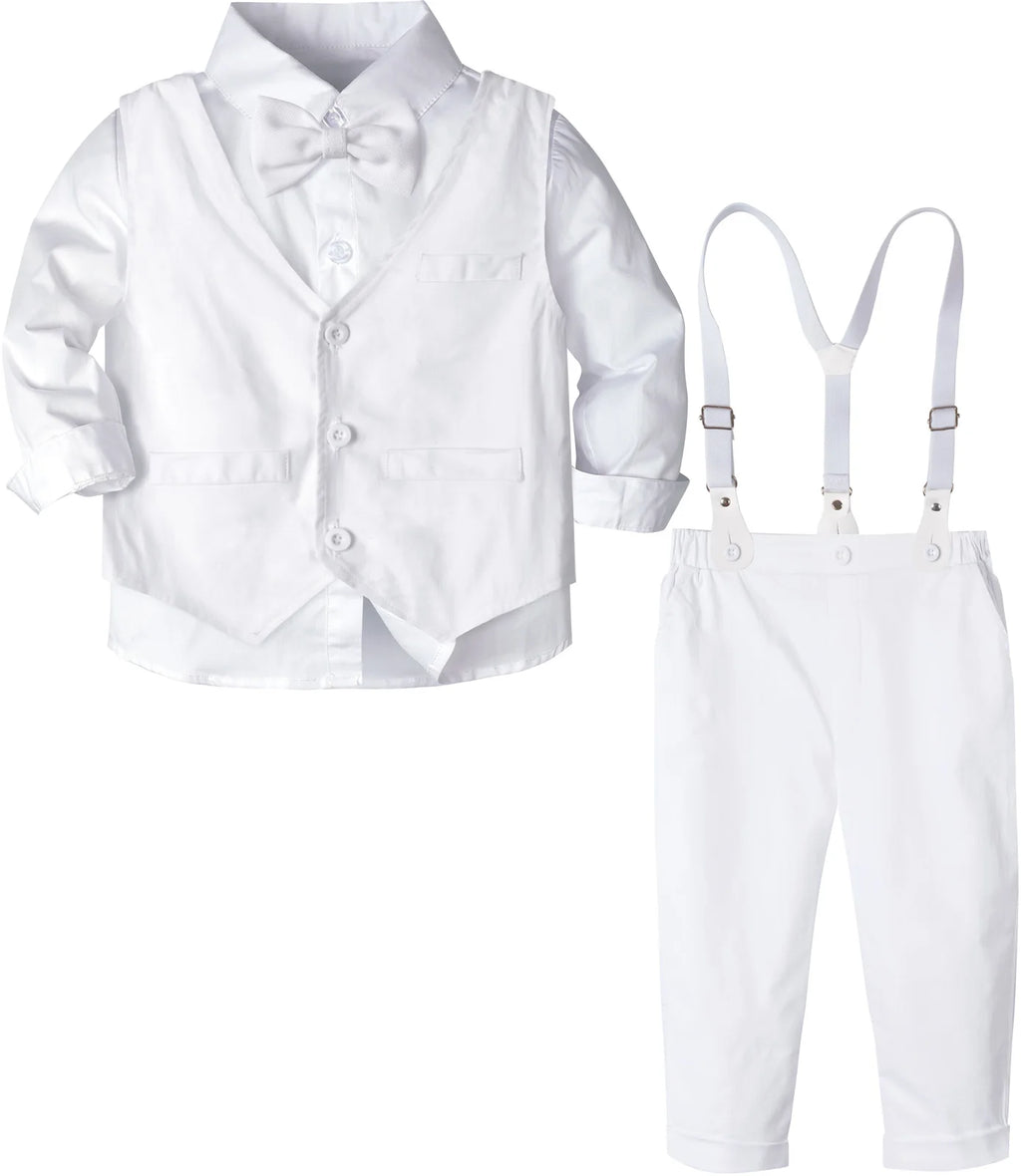 Toddler Baptism Outfits for Boys Baby Wedding Suit Infant Easter Birthday Party Formal Clothes Kids Christening Clothing Set