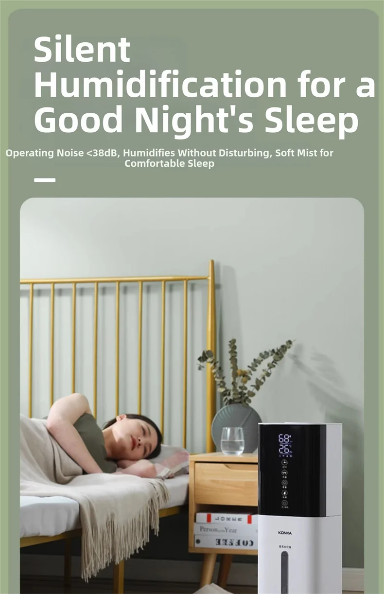 7L Floor Standing Humidifier with Remote Control Baby Room Humidifier Ultra Quiet Quiet Floor Humidifier For Living Room